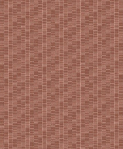 Deco Spliced Stripe - Terra Cotta | Reds Geometrics Wallpaper for Office, Accent Wall, and Kitchen
