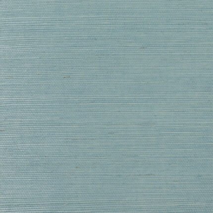 Sisal - Aquamarine | Blues Textures Wallpaper for Half Bath, Nursery, and Kitchen