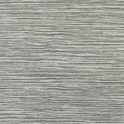 Sisal and Viscose Rayon - Ivory and Jet Black | Whites and Off Whites Textures Wallpaper for Powder Room, Entryway, and Living Room
