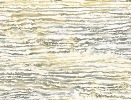 Watercolor Waves - Golden Dusk | Golds Abstracts Wallpaper for Entryway, Accent Wall, and Living Room