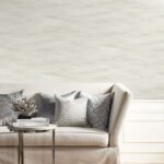 Stria Wash - Ivory | Warm Neutrals and Beiges Textures Wallpaper for Dining Room, Bedroom, and Accent Wall