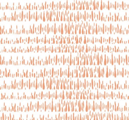Brushmarks - Orangesicle | Oranges Abstracts Wallpaper for Powder Room, Kitchen, and Accent Wall