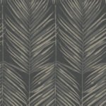 Paradise Palm - Black Sands | Blacks Florals, Botanicals and Tropicals Wallpaper for Powder Room, Hallway, and Accent Wall