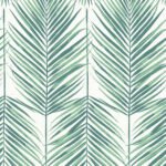 Paradise Palm - Tropic Green | Aquas and Teals Florals, Botanicals and Tropicals Wallpaper for Bedroom, Living Room, and Entryway