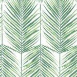 Paradise Palm - Greenery | Greens Florals, Botanicals and Tropicals Wallpaper for Nursery, Dining Room, and Living Room