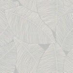Summer Magnolia - Daydream Gray | Grays Trees and Leaves Wallpaper for Bedroom, Accent Wall, and Half Bath