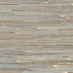 Java Grass - Metallic Silver and Brown | Silvers and Pewters Textures Wallpaper for Kitchen, Bedroom, and Nursery