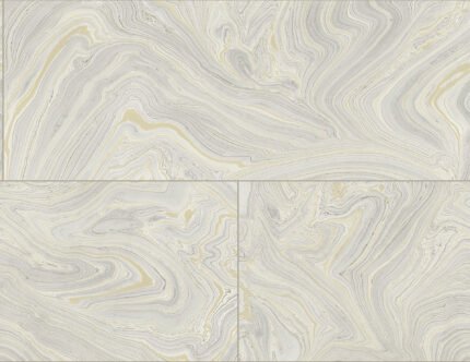 Marble Tiles | Golds Geometrics Wallpaper for Office, Accent Wall, and Powder Room