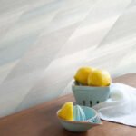 Rainbow Diagonals - Daydream Gray and Blue Oasis