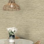 Isla - Saddle Tan | Warm Neutrals and Beiges Textures Wallpaper for Bedroom, Dining Room, and Kitchen