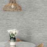 Isla - Half Moon Gray | Grays Textures Wallpaper for Entryway, Hallway, and Bedroom
