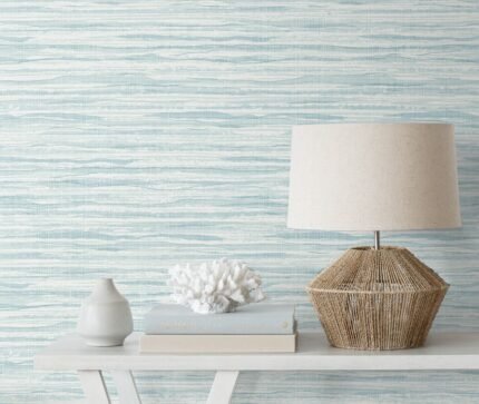 Skye - Pool Ripple | Aquas and Teals Textures Wallpaper for Nursery, Powder Room, and Bedroom