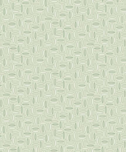 Pip Geo - Apple | Greens Geometrics Wallpaper for Office, Accent Wall, and Half Bath