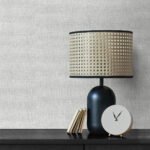 Soft Linen - Cool Linen | Grays Textures Wallpaper for Dining Room, Half Bath, and Kitchen