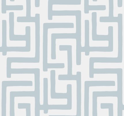Mazed | Blues Abstracts Wallpaper for Living Room, Bedroom, and Hallway