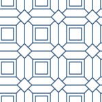 Locked In | Navys Geometrics Wallpaper for Office, Accent Wall, and Kitchen