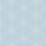 Ray | Blues Geometrics Wallpaper for Office, Accent Wall, and Entryway