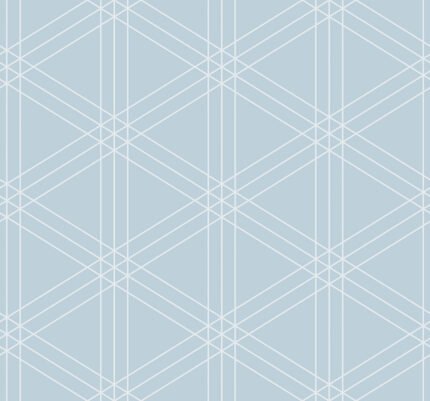 Ray | Blues Geometrics Wallpaper for Office, Accent Wall, and Entryway