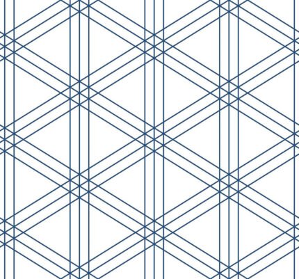 Ray | Navys Geometrics Wallpaper for Office, Accent Wall, and Hallway
