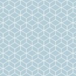 NYC | Blues Geometrics Wallpaper for Office, Accent Wall, and Bedroom