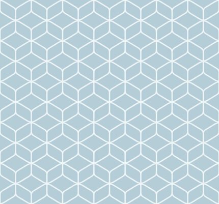 NYC | Blues Geometrics Wallpaper for Office, Accent Wall, and Bedroom