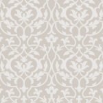 Arabesque | Warm Neutrals and Beiges Damasks and Scrolls Wallpaper for Office, Bedroom, and Nursery