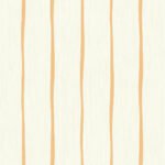 Aruba Stripe - Rust Orange and Off-White | Oranges Plaids, Checks and Stripes Wallpaper for Hallway, Dining Room, and Entryway
