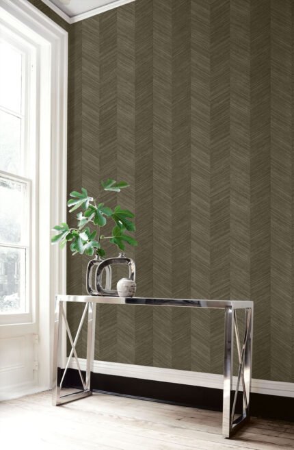 Chevy Hemp 27 - Portobello | Browns and Taupes Textures Wallpaper for Nursery, Entryway, and Kitchen