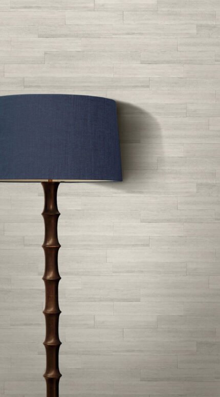 Husky Banana 27 - Ashen | Whites and Off Whites Farmhouse Wallpaper for Powder Room, Office, and Accent Wall