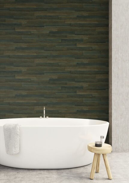 Husky Banana 27 - Natural Brown | Browns and Taupes Farmhouse Wallpaper for Half Bath, Nursery, and Entryway
