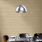 Shantung Silk 27 - Quince | Warm Neutrals and Beiges Textures Wallpaper for Hallway, Half Bath, and Dining Room