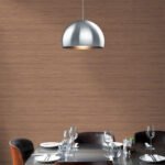 Shantung Silk 27 - Tiger Lily | Oranges Textures Wallpaper for Nursery, Kitchen, and Entryway