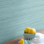 Shantung Silk 27 - Cabana | Blues Textures Wallpaper for Kitchen, Dining Room, and Bedroom