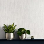 Tailor Made Vertical 27 - Baby's Breath | Whites and Off Whites Textures Wallpaper for Hallway, Entryway, and Accent Wall