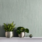 Tailor Made Vertical 27 - Willow | Greens Textures Wallpaper for Kitchen, Half Bath, and Living Room