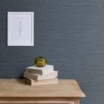 Silk 27 - Napa | Blues Textures Wallpaper for Kitchen, Entryway, and Bedroom