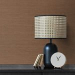 Silk 27 - Burnt Orange | Browns and Taupes Textures Wallpaper for Dining Room, Nursery, and Hallway