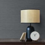 Silk 27 - Marengo | Blacks Textures Wallpaper for Living Room, Dining Room, and Accent Wall