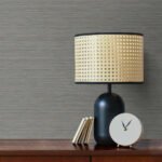 Silk 27 - Jasper | Cool Neutrals Textures Wallpaper for Nursery, Office, and Half Bath