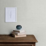 Silk 27 - Seedling | Cool Neutrals Textures Wallpaper for Kitchen, Hallway, and Entryway