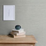 Silk 27 - Palisade | Grays Textures Wallpaper for Half Bath, Living Room, and Hallway