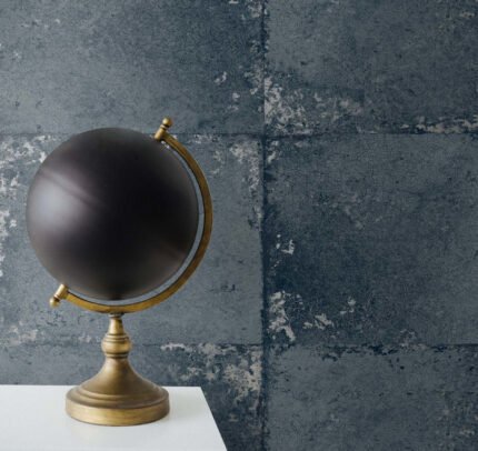 Foundation 27 - Nocturne | Navys Industrial Wallpaper for Accent Wall, Entryway, and Dining Room