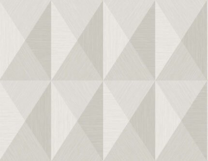 Pinacle 27 - Mink | Grays Geometrics Wallpaper for Office, Accent Wall, and Living Room