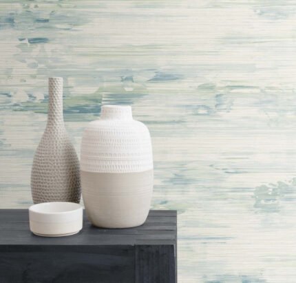 Silk Mistral 27 - Seeding | Warm Neutrals and Beiges Abstracts Wallpaper for Kitchen, Dining Room, and Office