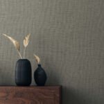 Linen 27 - Thicket | Grays Textures Wallpaper for Kitchen, Living Room, and Hallway
