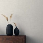 Linen 27 - Wafer | Warm Neutrals and Beiges Textures Wallpaper for Accent Wall, Kitchen, and Living Room