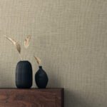 Linen 27 - Sandstorm | Browns and Taupes Textures Wallpaper for Dining Room, Office, and Half Bath