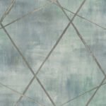 Monthalia | Greens Geometrics Wallpaper for Office, Accent Wall, and Half Bath