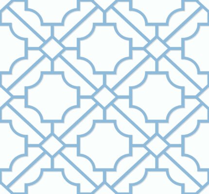 Navy Grey and White | Blues Geometrics Wallpaper for Office, Accent Wall, and Entryway