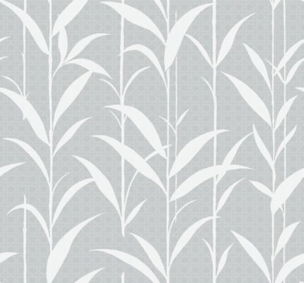 Navy Grey and White | Grays Trees and Leaves Wallpaper for Entryway, Bedroom, and Kitchen